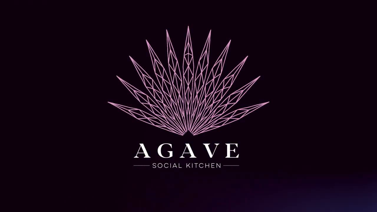 Agave Social Kitchen wireframe-agave brand mark